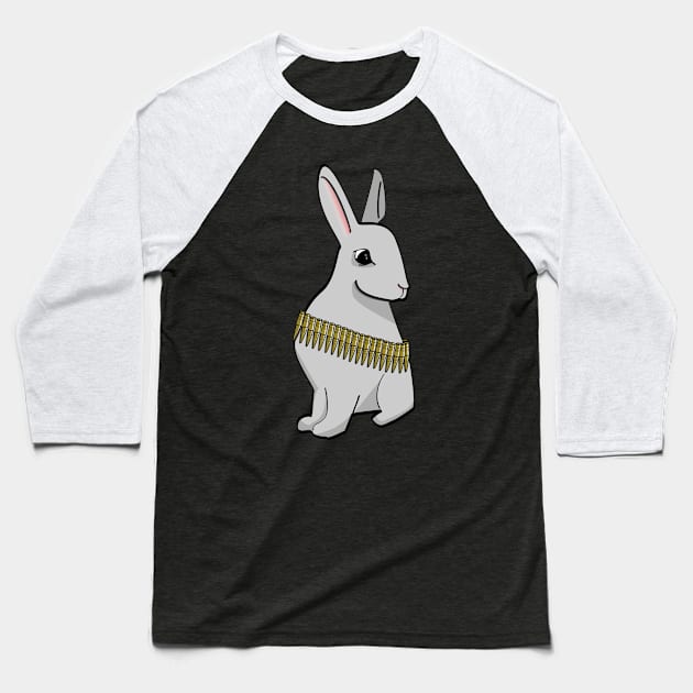 Bunny Baseball T-Shirt by Llewynn